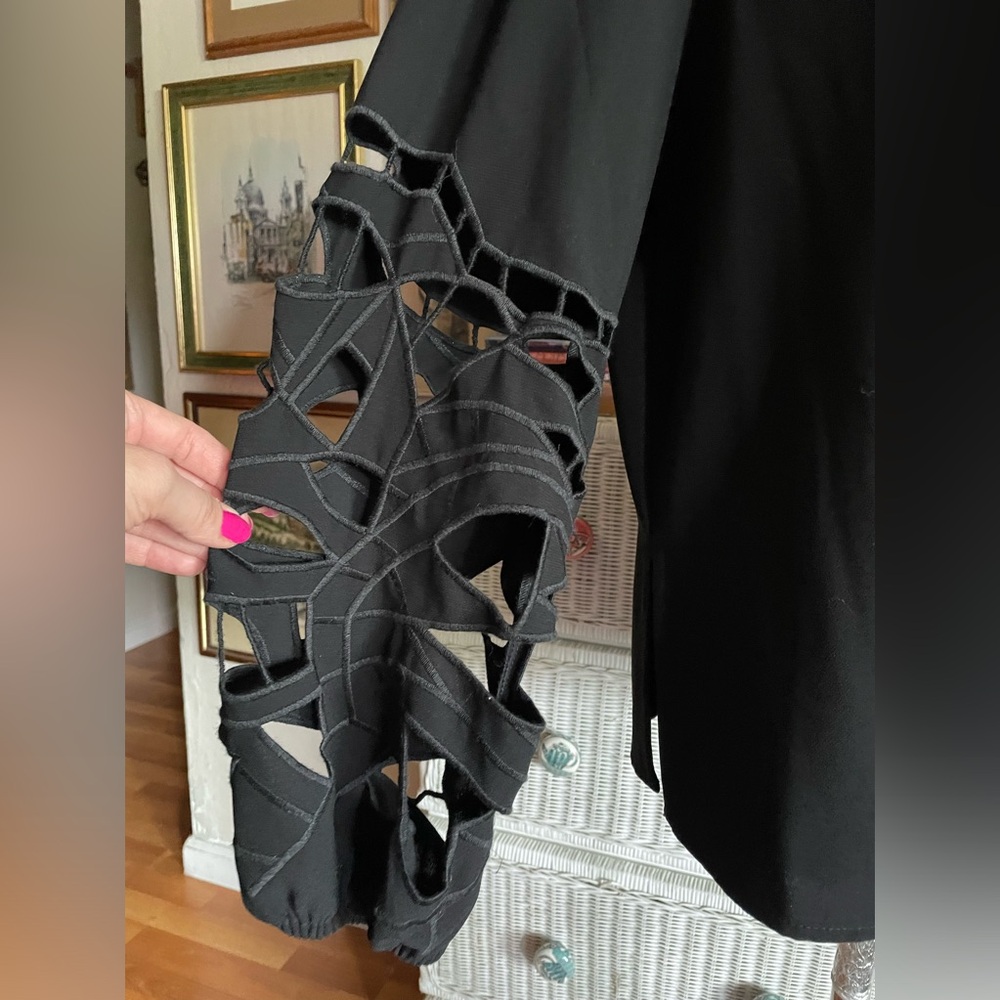 Joie long sleeve black blouse - Picture 3 of 7